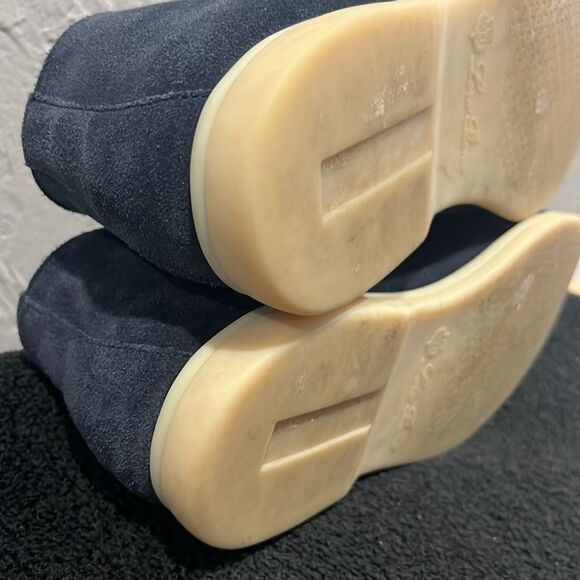 🔥 LORO PIANA Open Walk Ankle Chukka Boot Navy Suede Leather Sz 10 (EU 43) - EUC - Picture 11 of 13